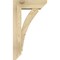 Ekena Millwork Thorton Slat Rough Sawn Bracket w/ Offset Brace, Douglas Fir, 6"W x 16"D x 28"H BKT0604X16X28THR06RDF - alternate 4
